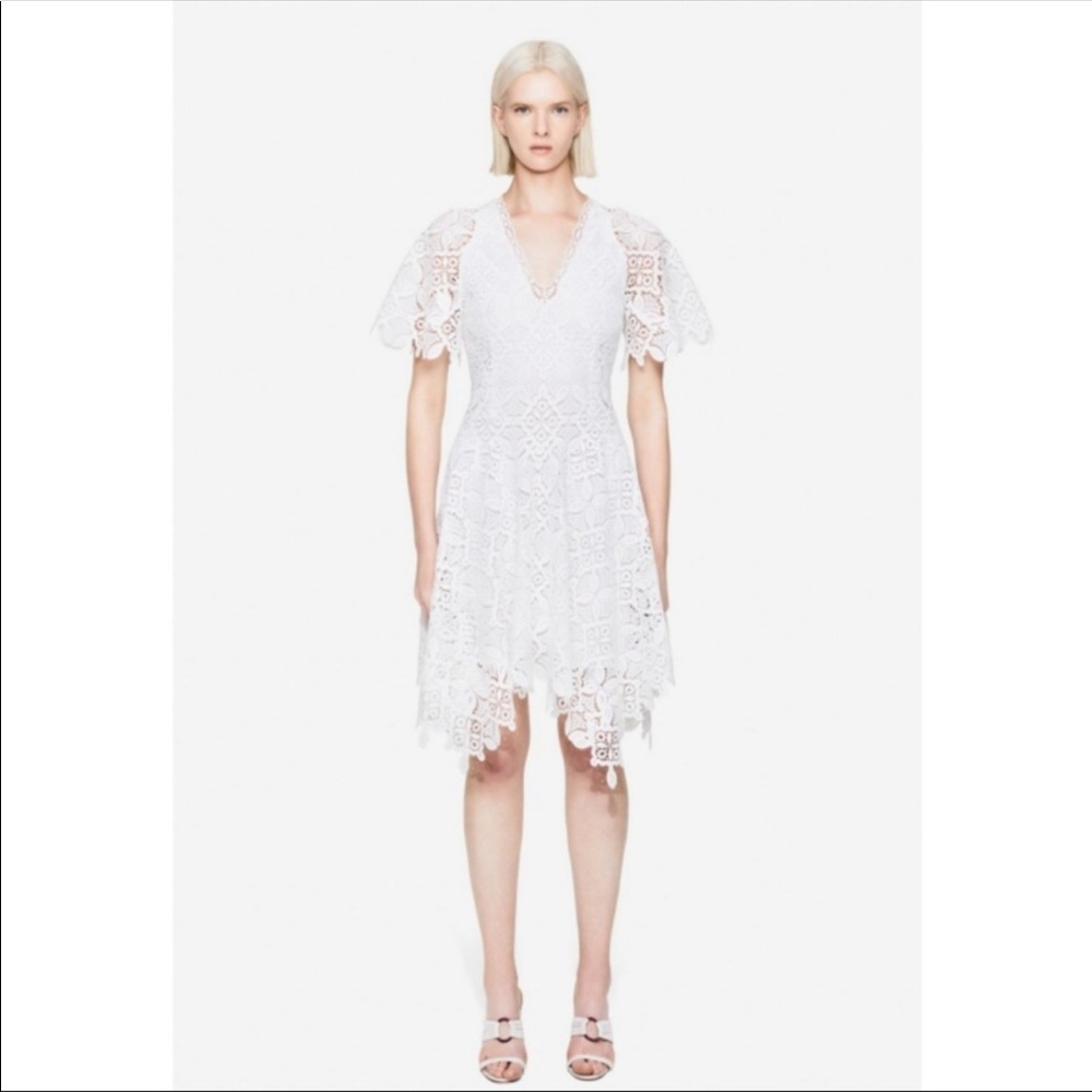 Jonathan Simkhai Amelia Guipure White Lace Dress